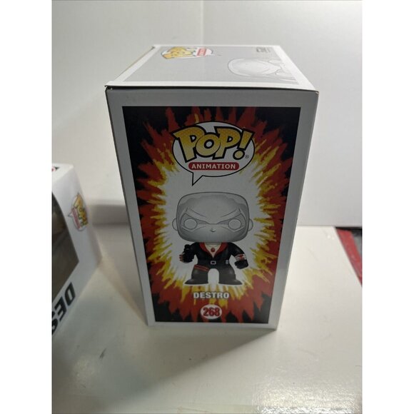 Funko Pop! Vinyl: G.I. Joe - Destro - (Chrome) - # 268 Mib 2017 Fall Convention! - Picture 4 of 5
